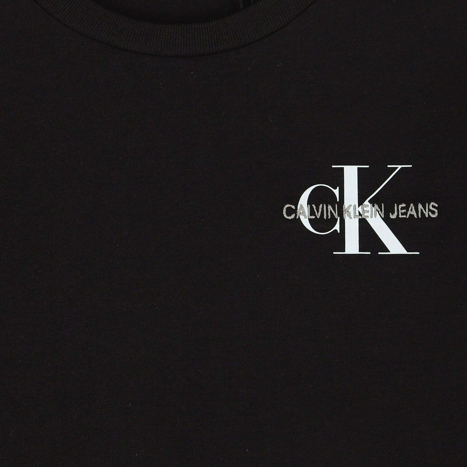 Boys Black Logo Long Sleeve Top, 1, hi-res image number null