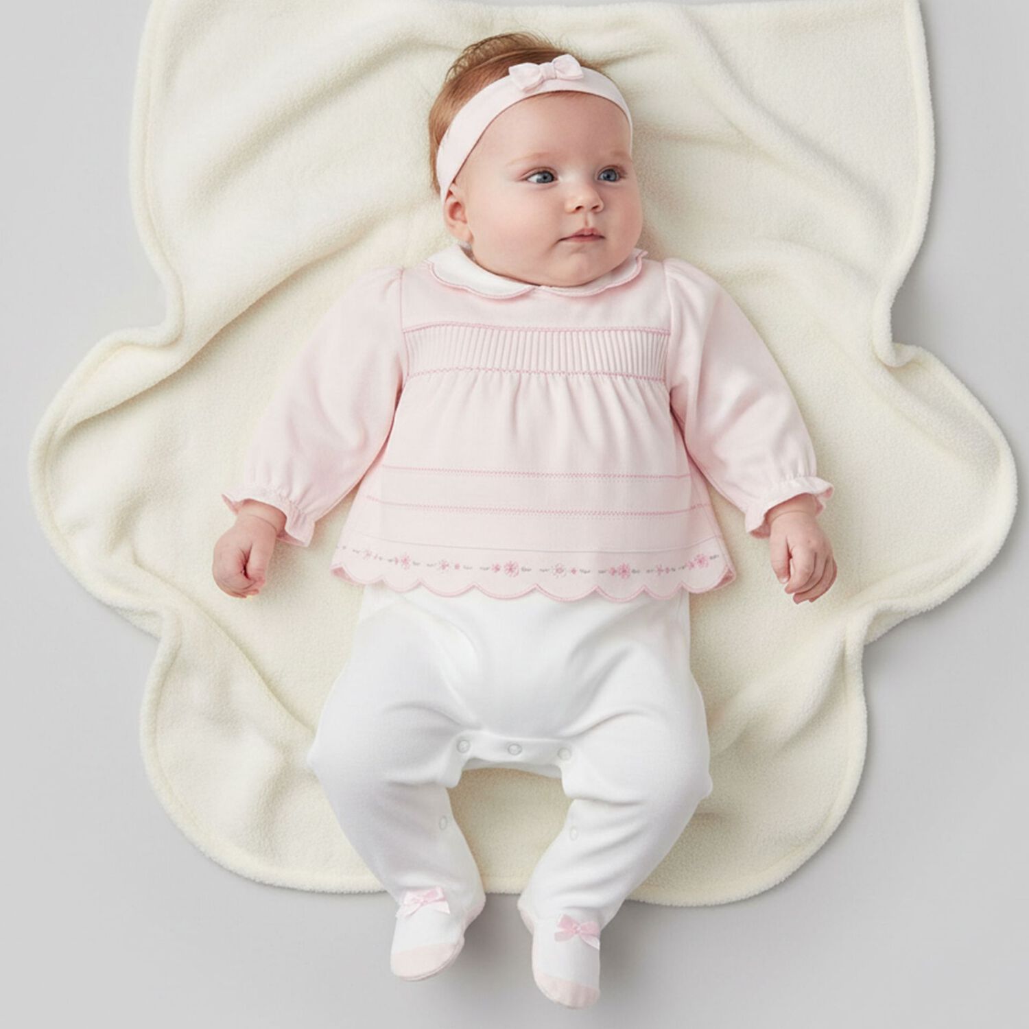 طقم ملابس أطفال زهري زهري للبنات, 1, hi-res