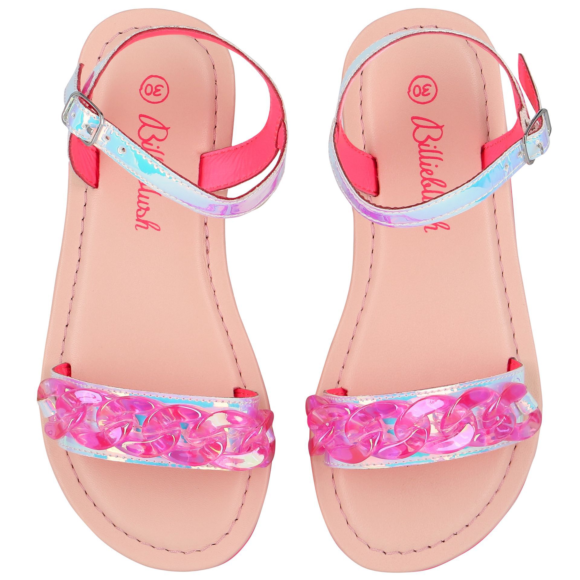 Iridescent sandals 2024