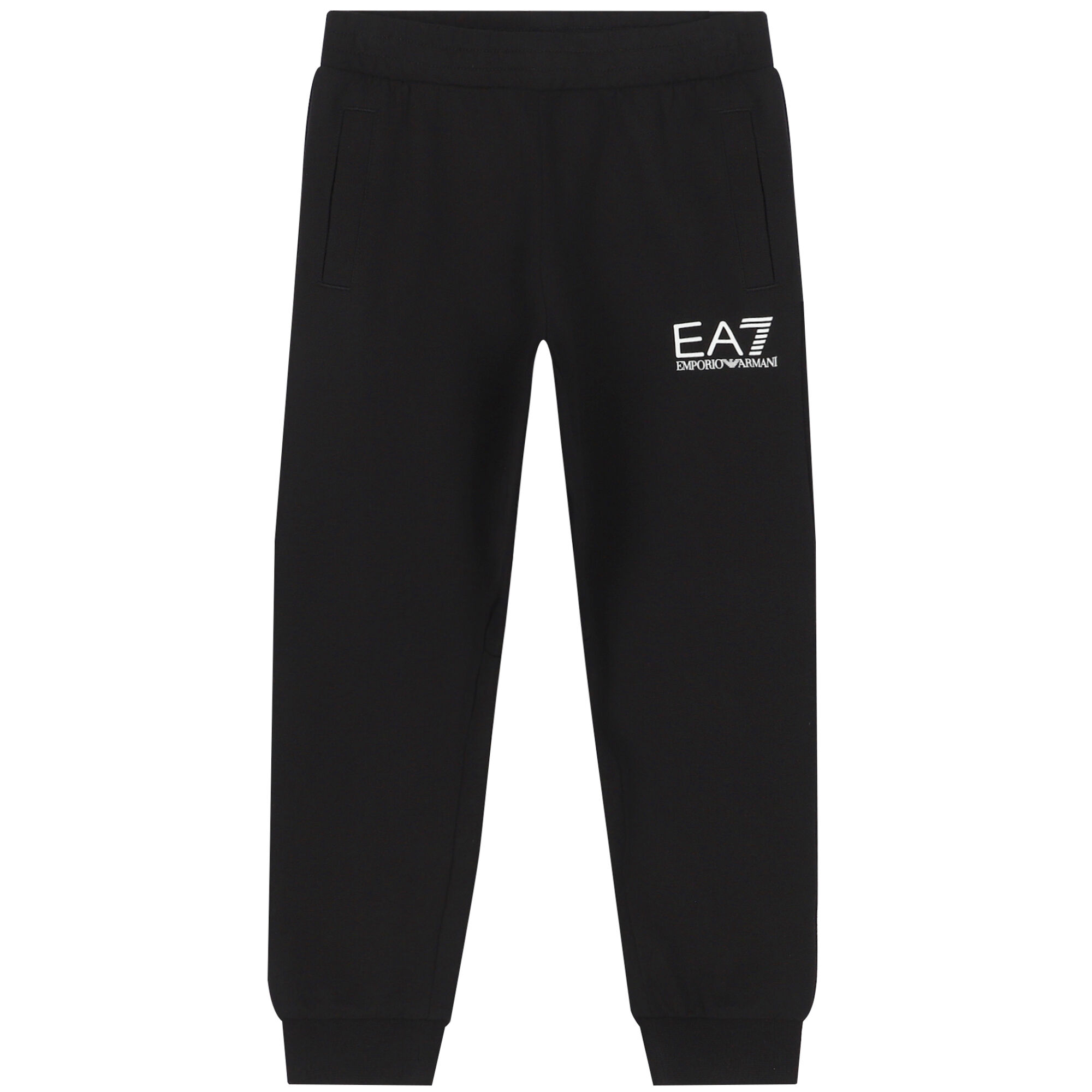 Armani joggers black outlet
