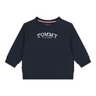 Baby Boys Navy Blue Logo Tracksuit, 1, hi-res