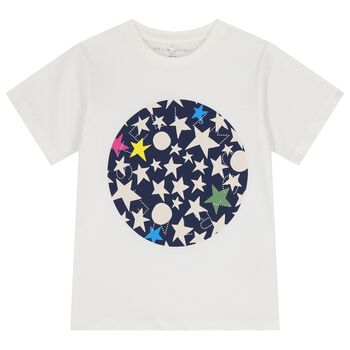 Girls White Logo T-Shirt