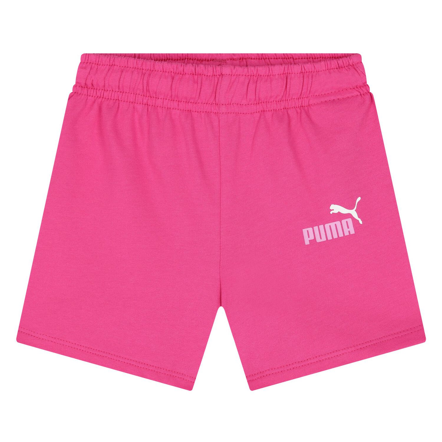 Younger Girls Pink Logo Shorts Set, 7, hi-res