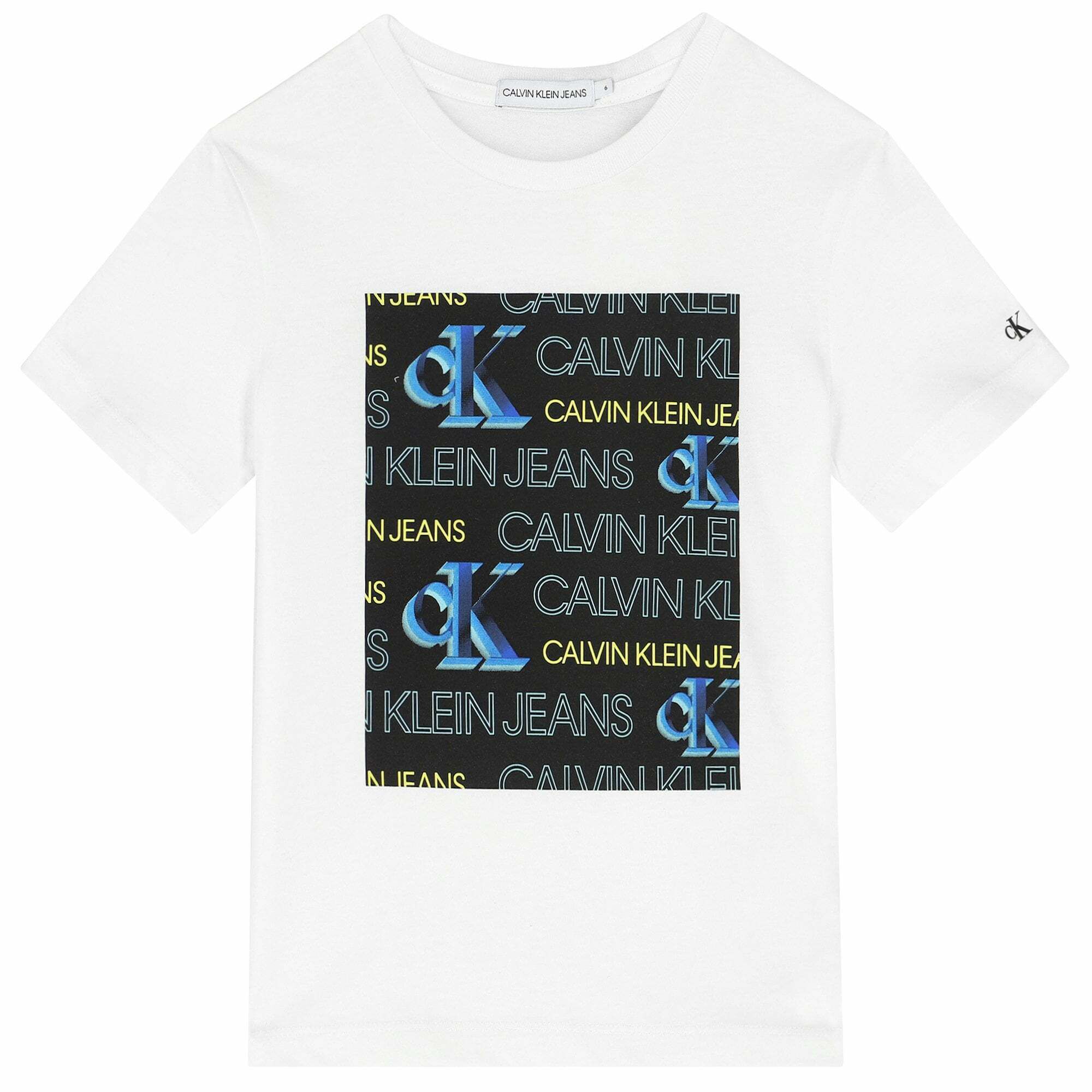 Calvin klein top white best sale