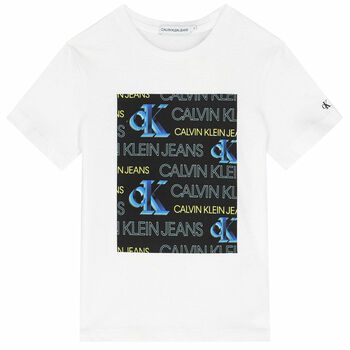 Boys White Logo T-Shirt