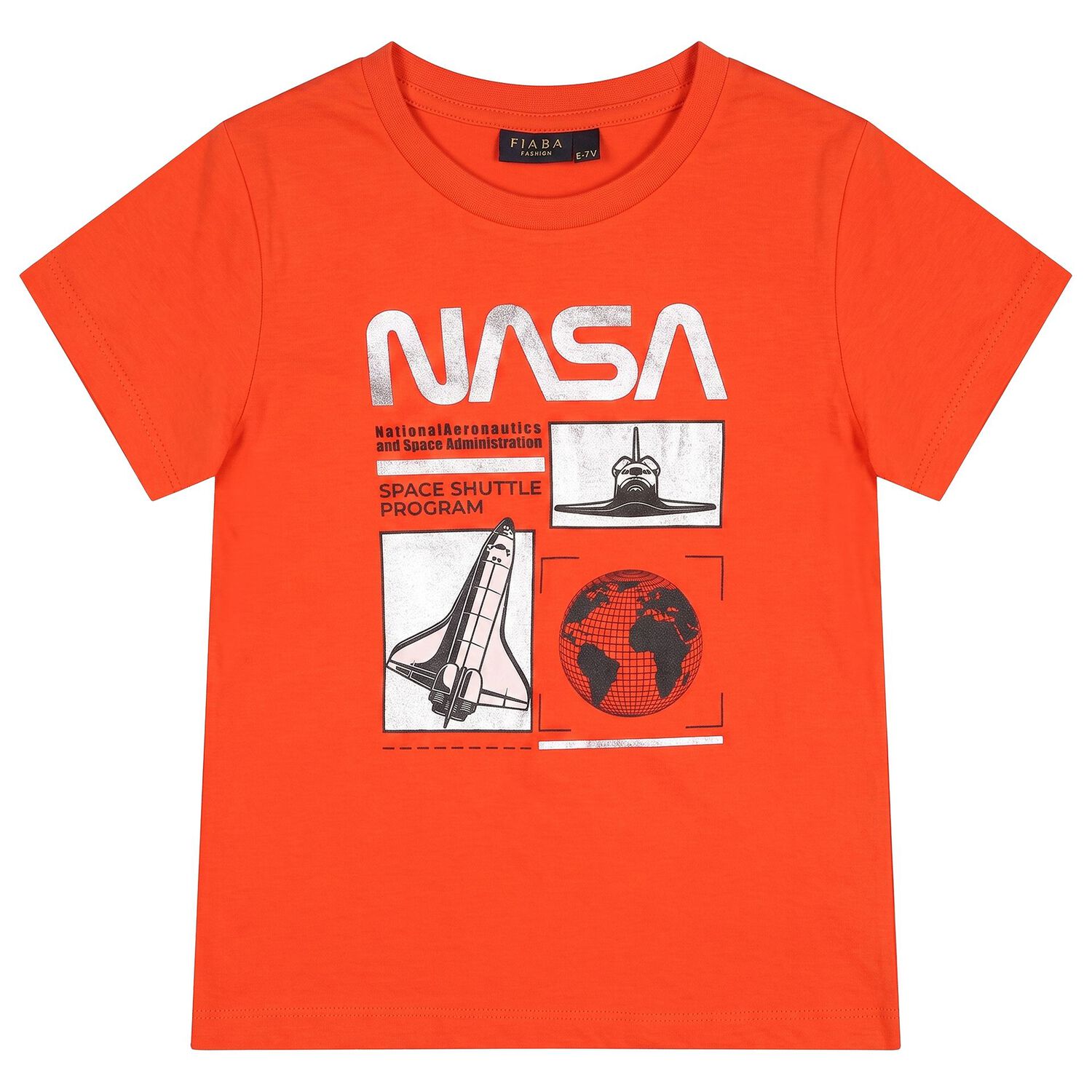 Boys Red & Grey Nasa Shorts Set, 2, hi-res