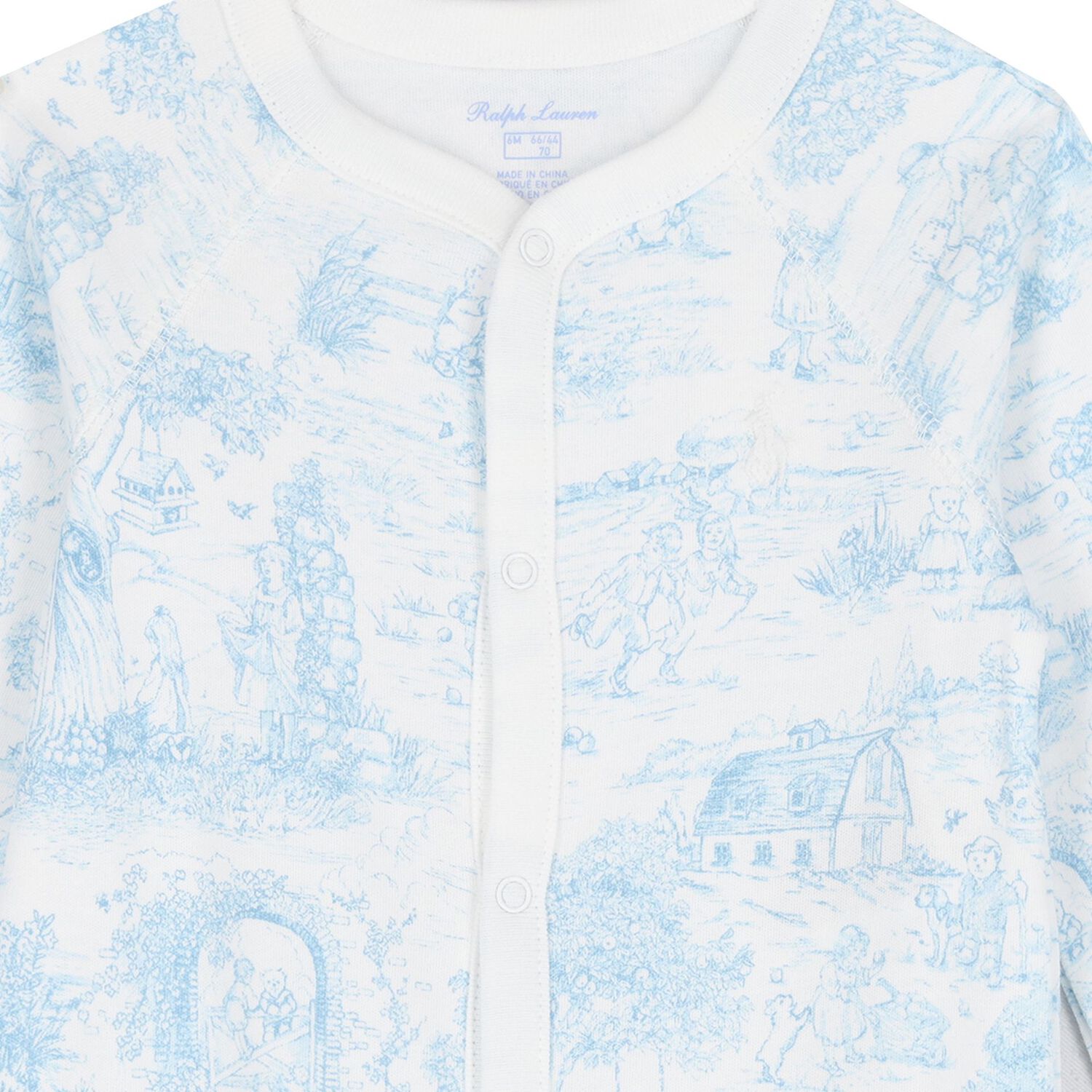Baby Boys Ivory & Blue Babygrow Gift Set, 1, hi-res