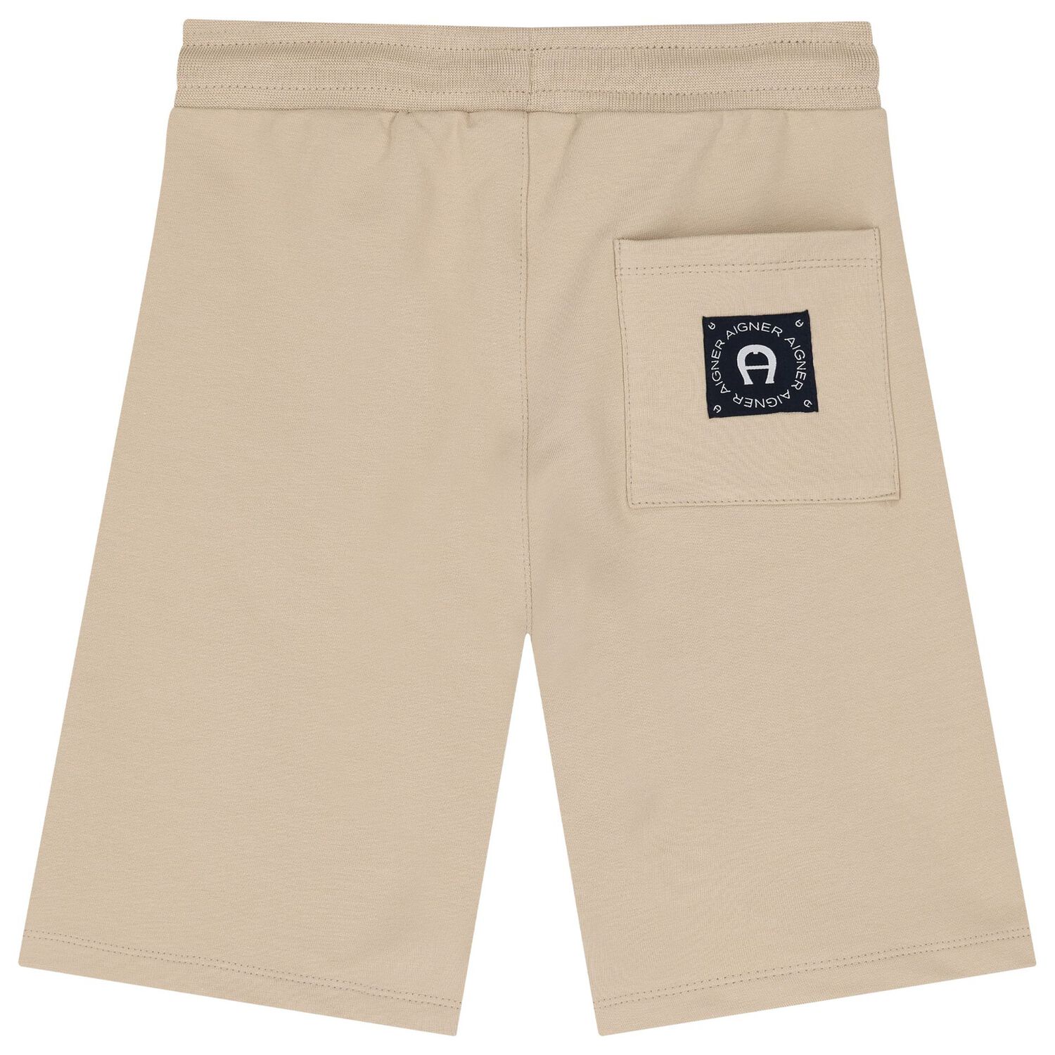 Boys Beige Logo Shorts, 3, hi-res image number null