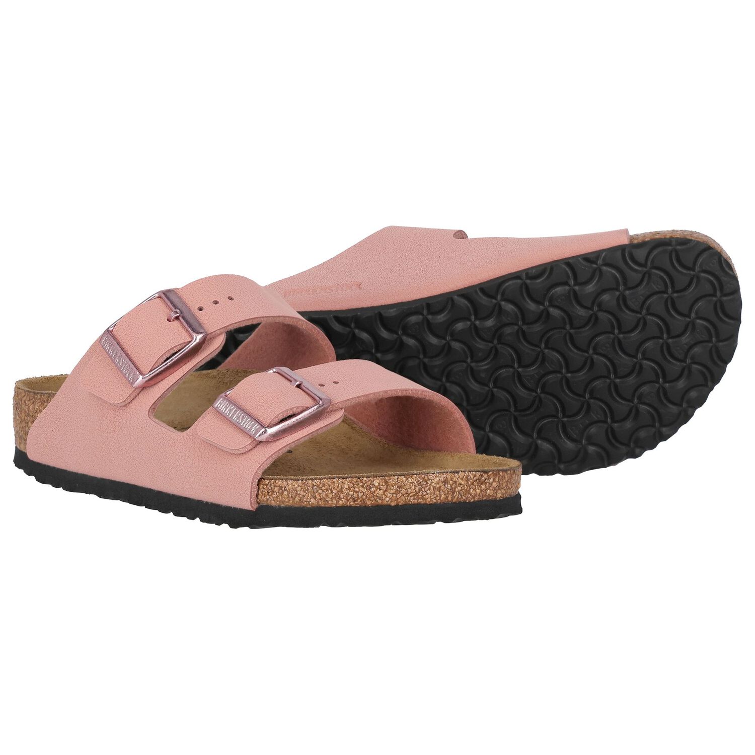Girls Arizona Pink Clay Sandals, 1, hi-res image number null