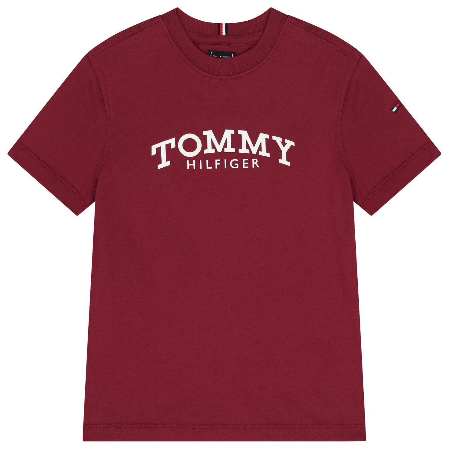 تيشيرت اولاد بالشعار باللون الاحمر , 3, hi-res