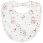 Baby Girls White & Pink Carousel Babygrow Set, 1, hi-res