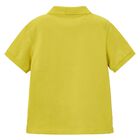 Boys Yellow Logo Polo Shirt, 7, hi-res