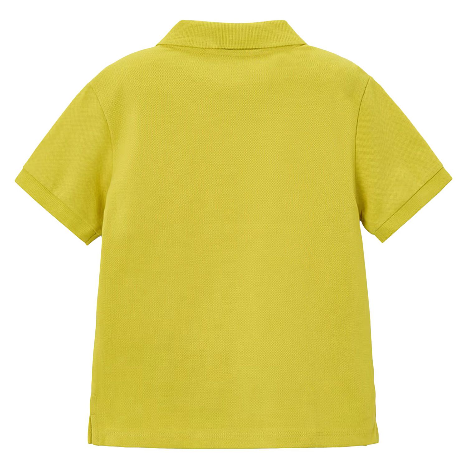 Boys Yellow Logo Polo Shirt, 7, hi-res