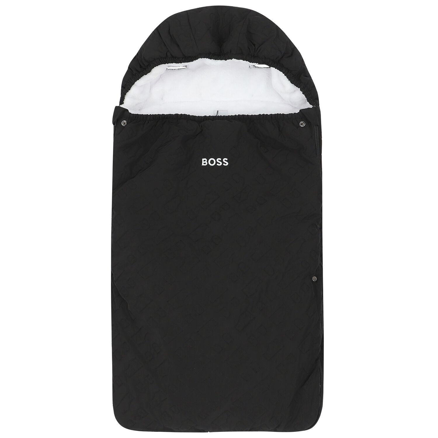 Baby Boys Black Logo Nest, 1, hi-res