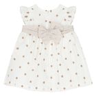 Baby Girls Ivory & Beige Dress Set, 2, hi-res