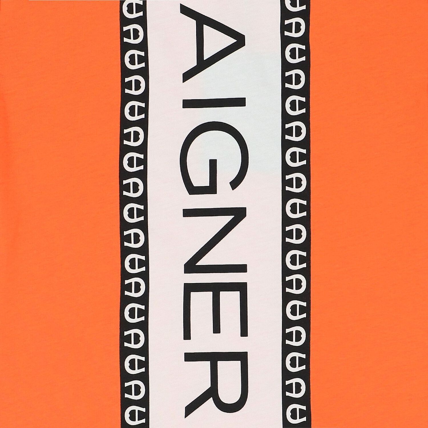 تيشيرت أولاد بالشعار باللون البرتقالي, 2, hi-res