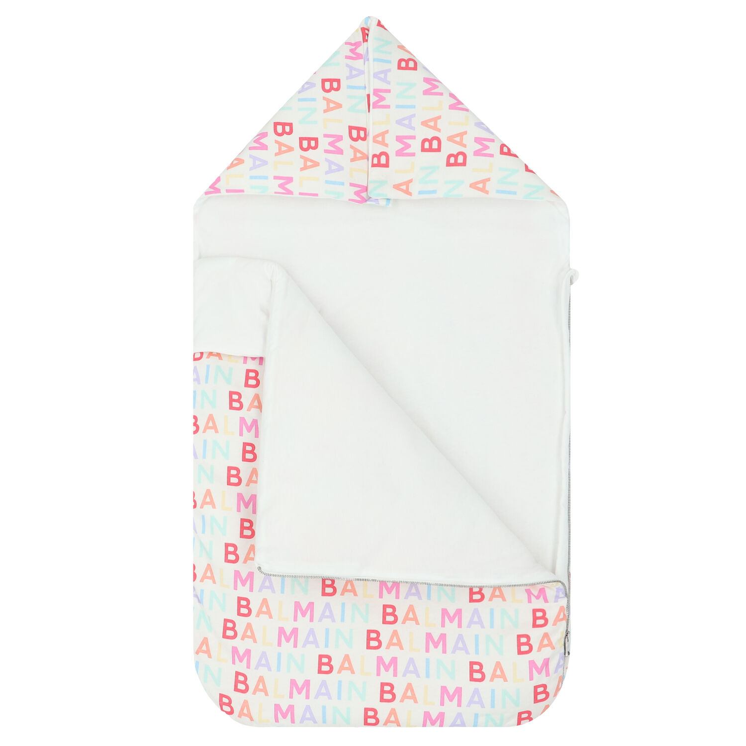 White Logo Baby Nest, 1, hi-res