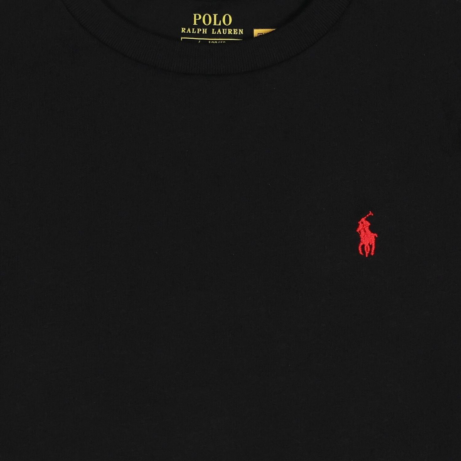 Boys Black Logo Long Sleeve, 1, hi-res