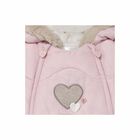 Baby Girls Pink Snowsuit, 1, hi-res