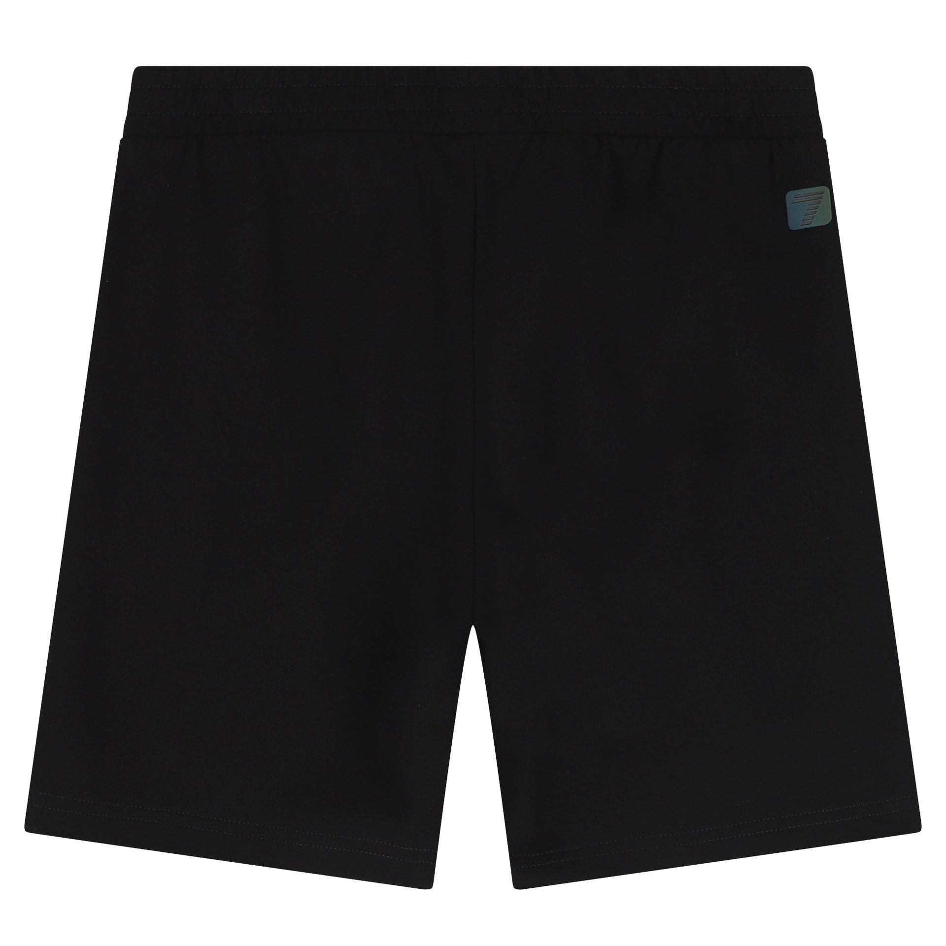 EA7 Emporio Armani Boys Black Logo Shorts Junior Couture UAE