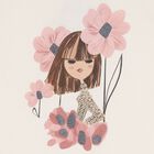 طقم ليجينز للبنات باللون الرمادى والعاجى والوردى, 3, hi-res