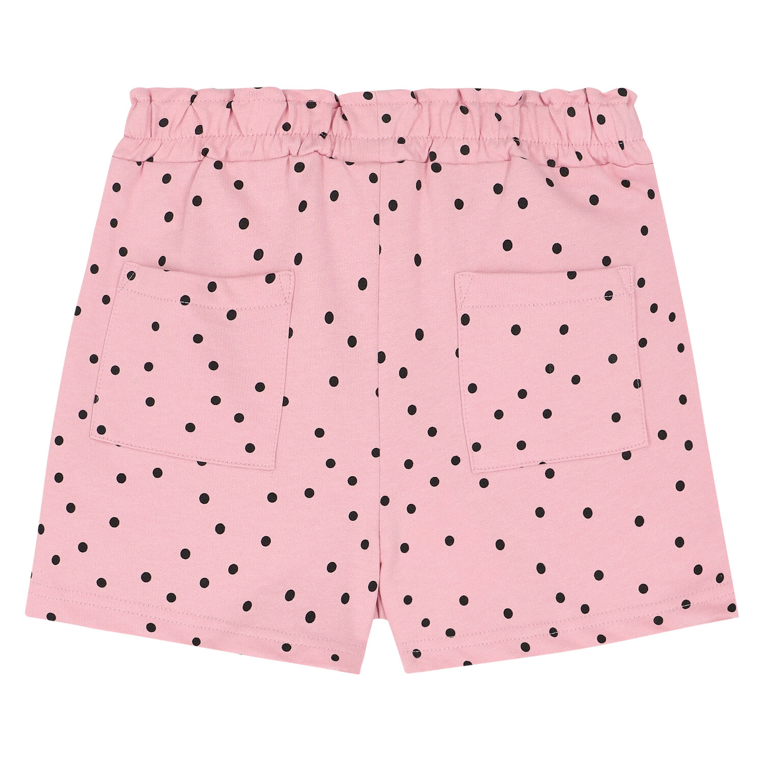 Girls Pink Polka Dot Shorts, 1, hi-res image number null