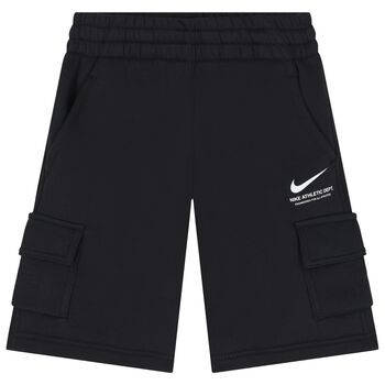 Black Logo Shorts