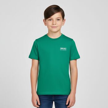 Boys Green Logo T-Shirt, 1 Boys Green Logo T-Shirt