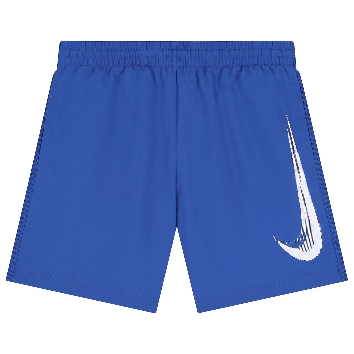Boys Blue Logo Shorts, 2, hi-res