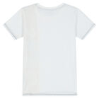 Boys White Logo T-Shirt, 1, hi-res