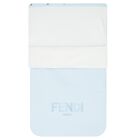 Baby Boys Blue & White Logo Baby Nest, 2, hi-res