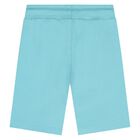 Younger Boys Aqua Logo Shorts, 2, hi-res