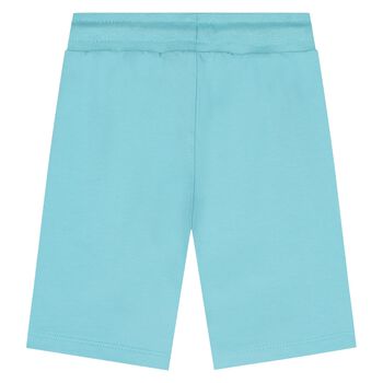 Younger Boys Aqua Logo Shorts
