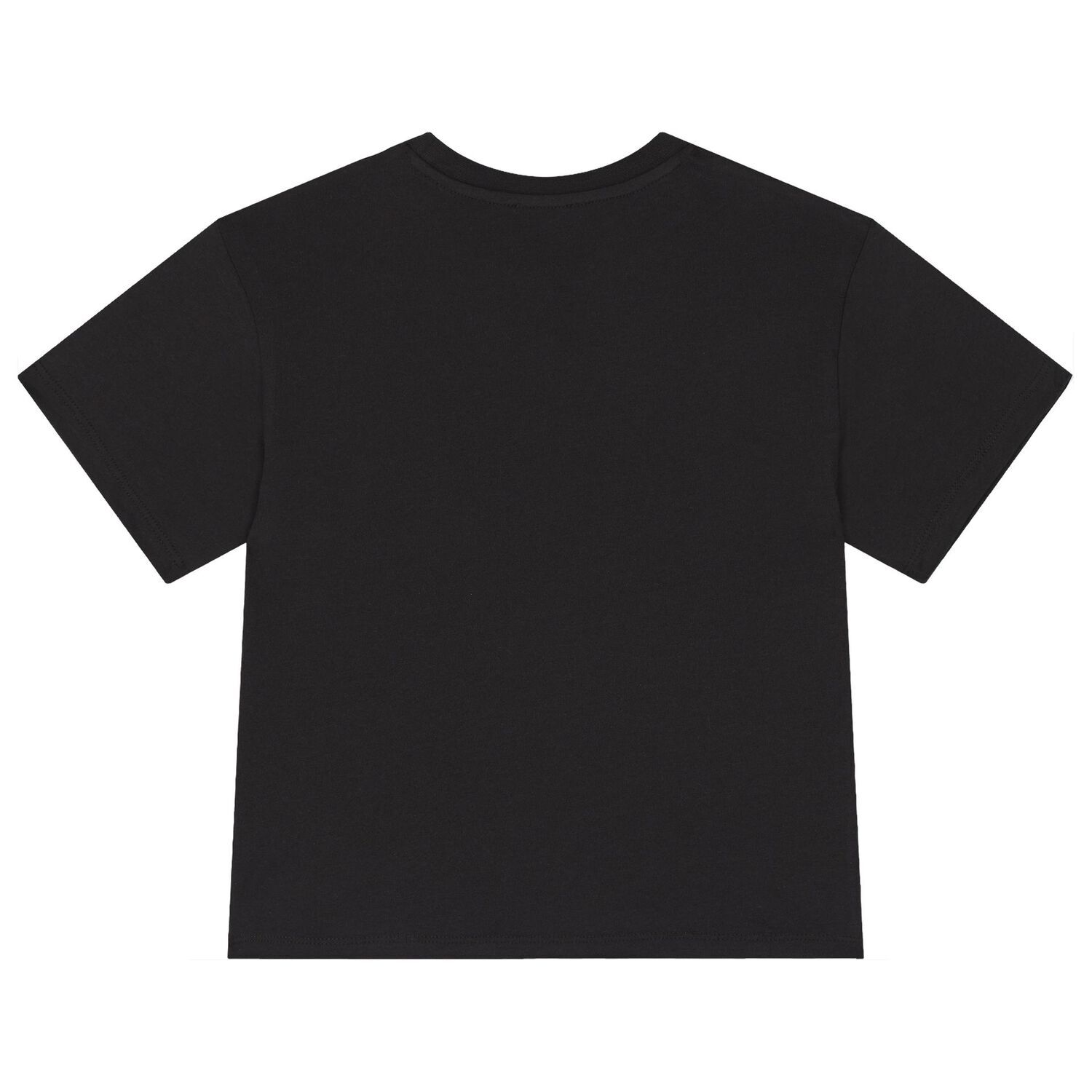 تي شيرت أسود بشعار النمر للأولاد, 4, hi-res image number null