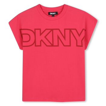 Girls Pink Logo T-Shirt
