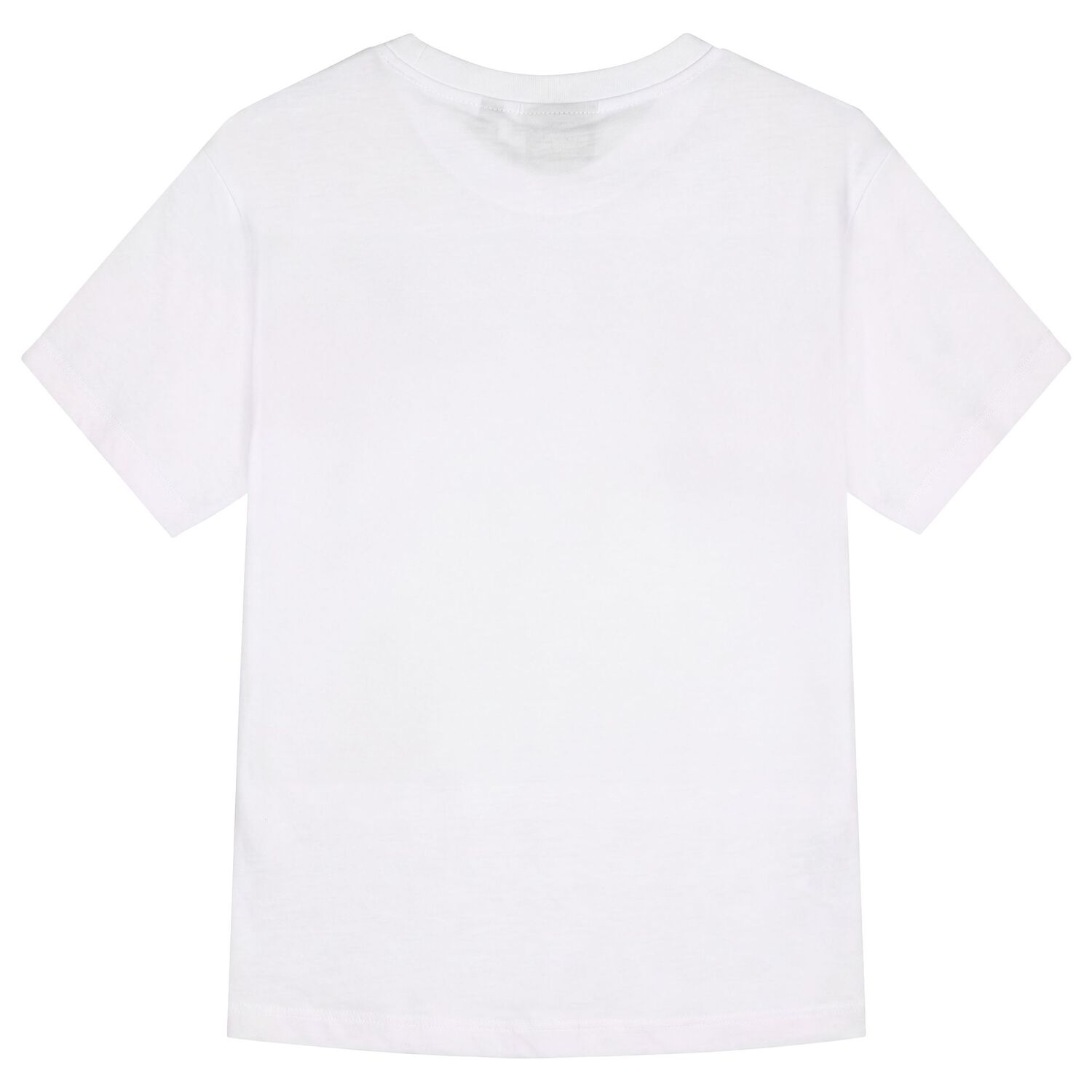 Boys White Logo T-Shirt, 1, hi-res