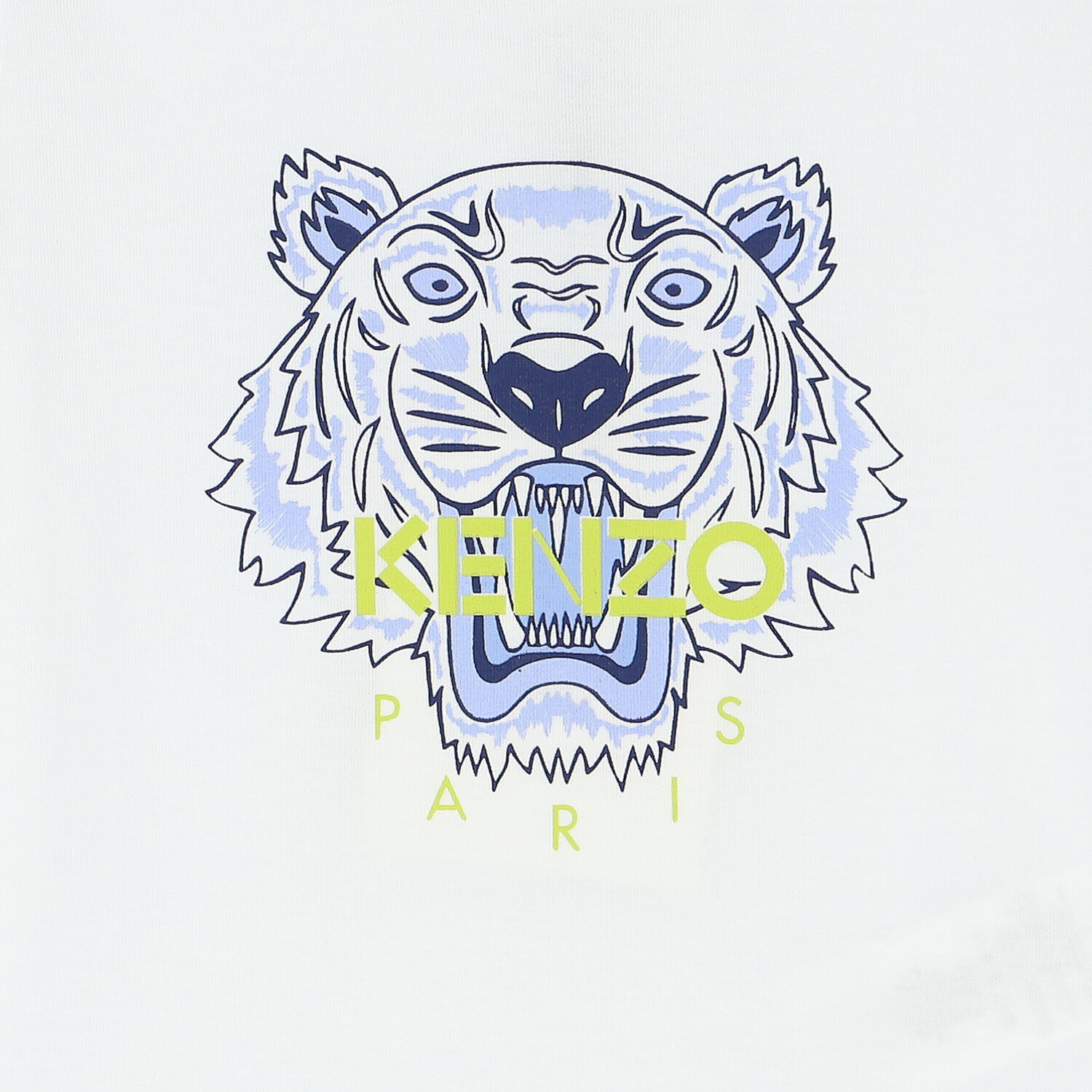Younger Boys White Logo Tiger T-Shirt, 1, hi-res
