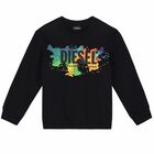 Black Logo Sweatshirt, 1, hi-res