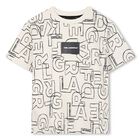 Boys Ivory Logo T-Shirt, 1, hi-res