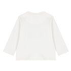 بدلة رياضية للأولاد الصغار مكونة من 3 قطع بتصميم دب تيدي، باللون العاجي والأصفر والأزرق الداكن, 1, hi-res