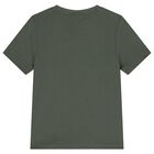 Boys Green Logo T-Shirt, 4, hi-res
