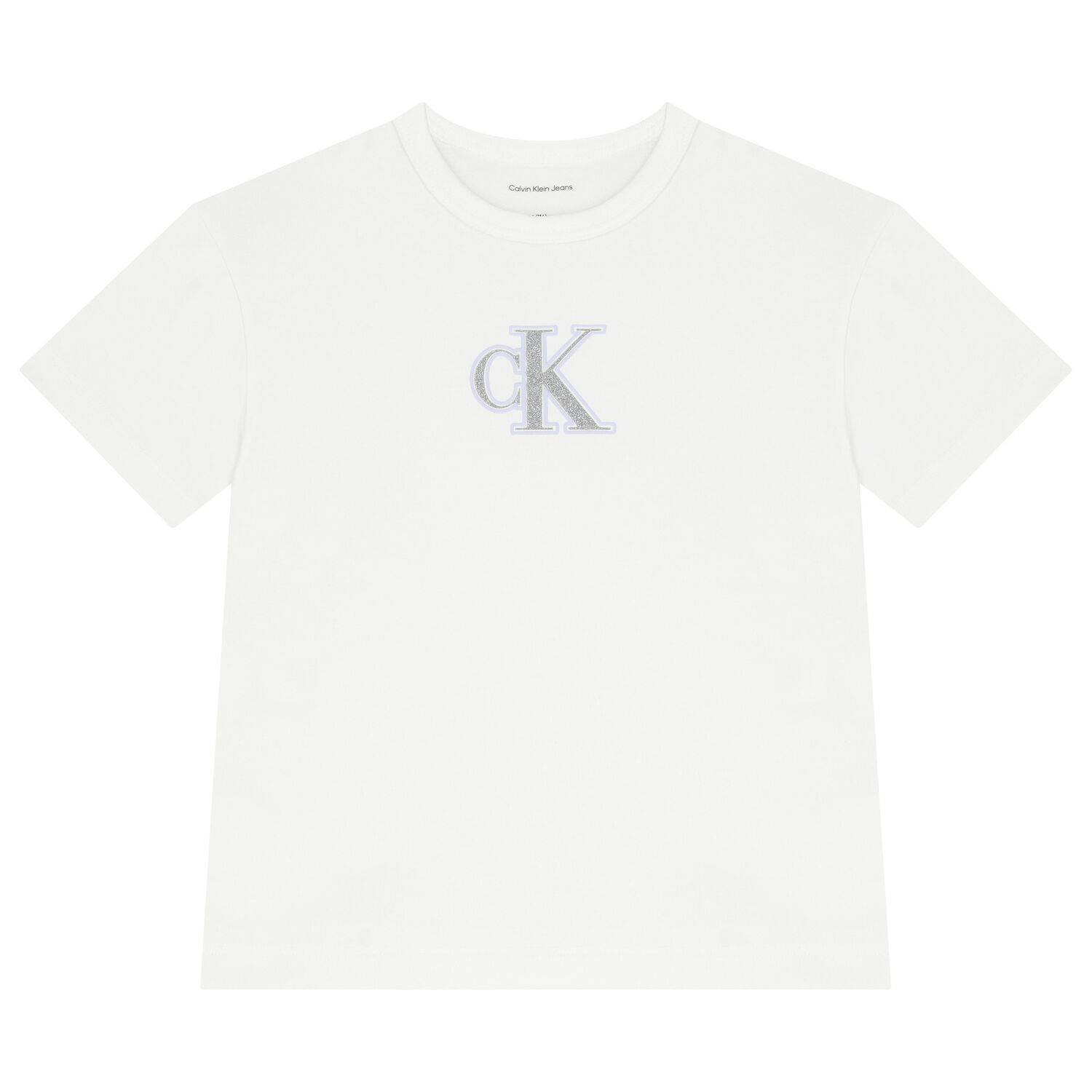 Girls White Logo T-Shirt, 2, hi-res image number null