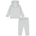 Younger Boys Grey Logo Tracksuit, 2, hi-res