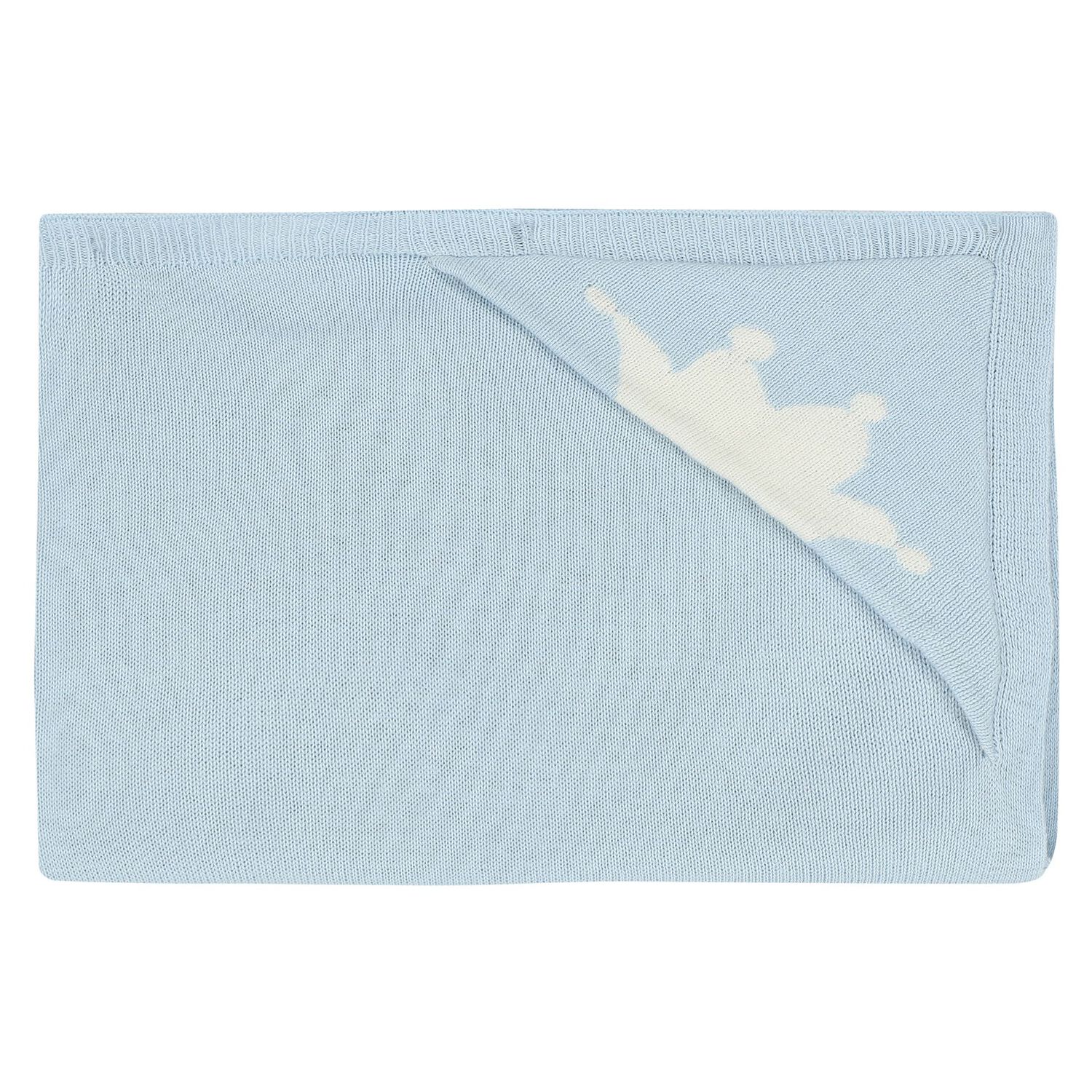 طقم أولاد أفرول بطبعة أجنحة الملاك باللون الأزرق, 1, hi-res image number null