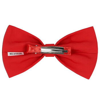 Girls Red Bow Hairclip