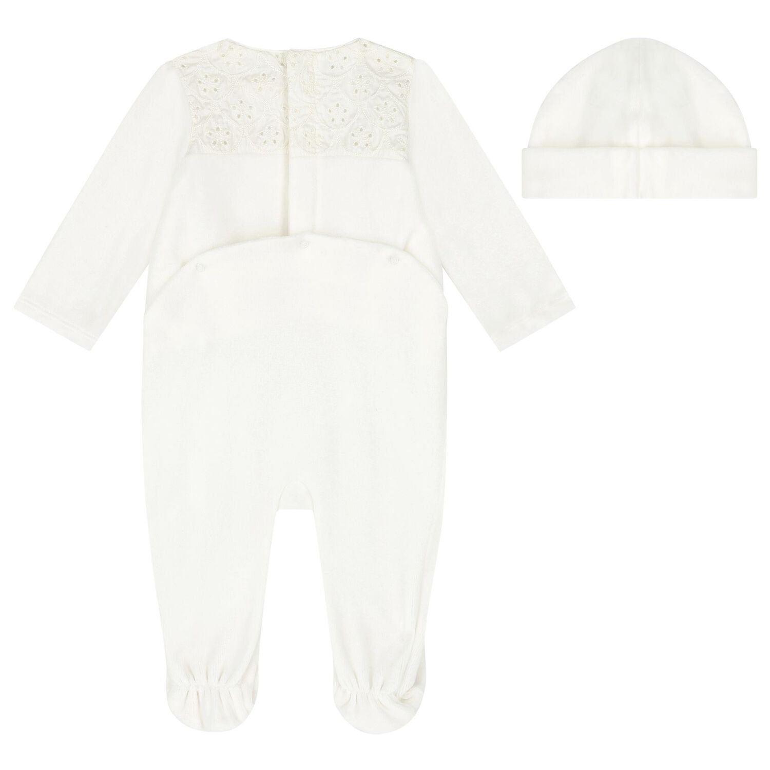 Baby Girls Ivory Logo Babygrow Gift Set, 1, hi-res