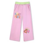 Girls Pink Embellished Joggers, 1, hi-res