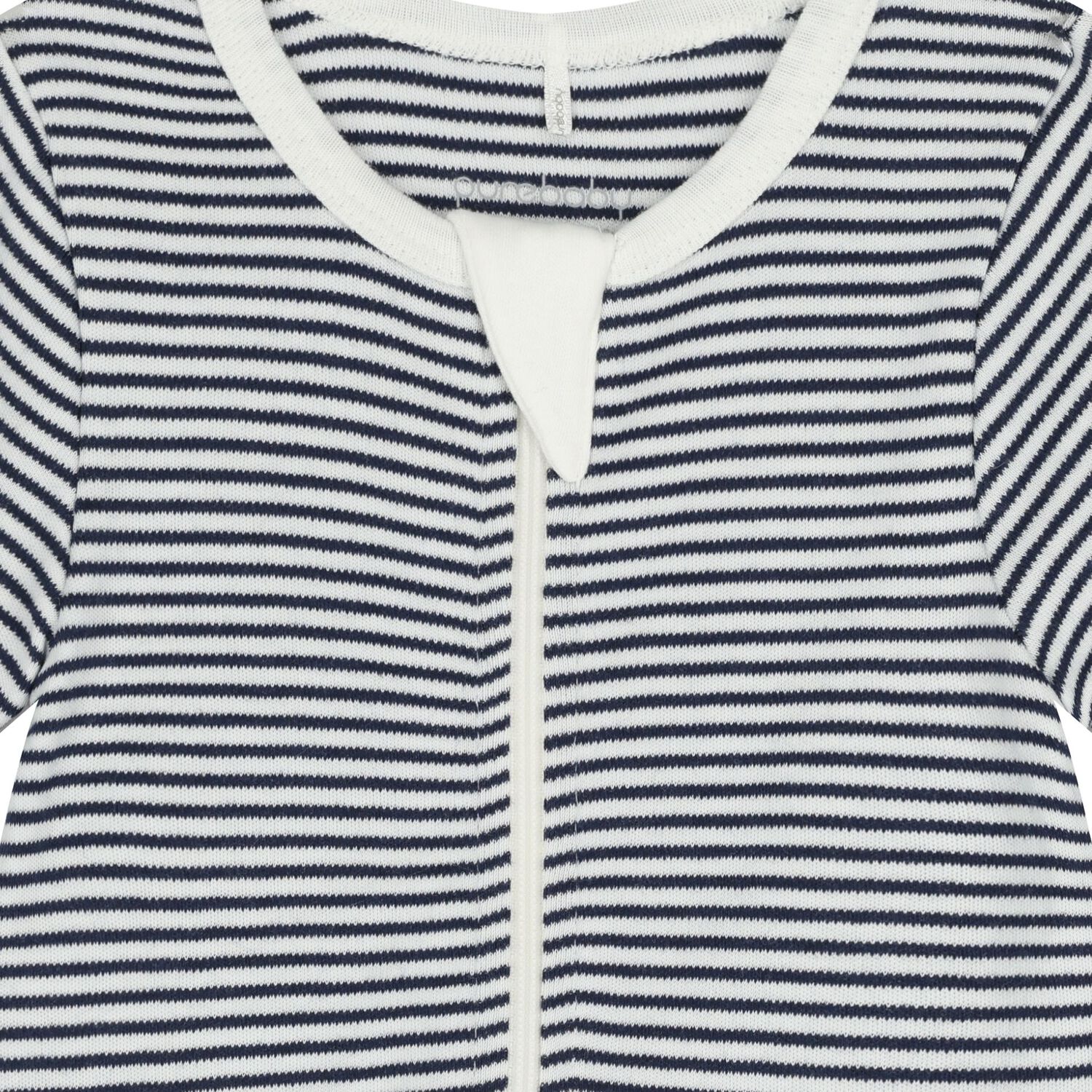 Baby Boys White & Navy Blue Rompers ( 2 Pack ), 2, hi-res image number null