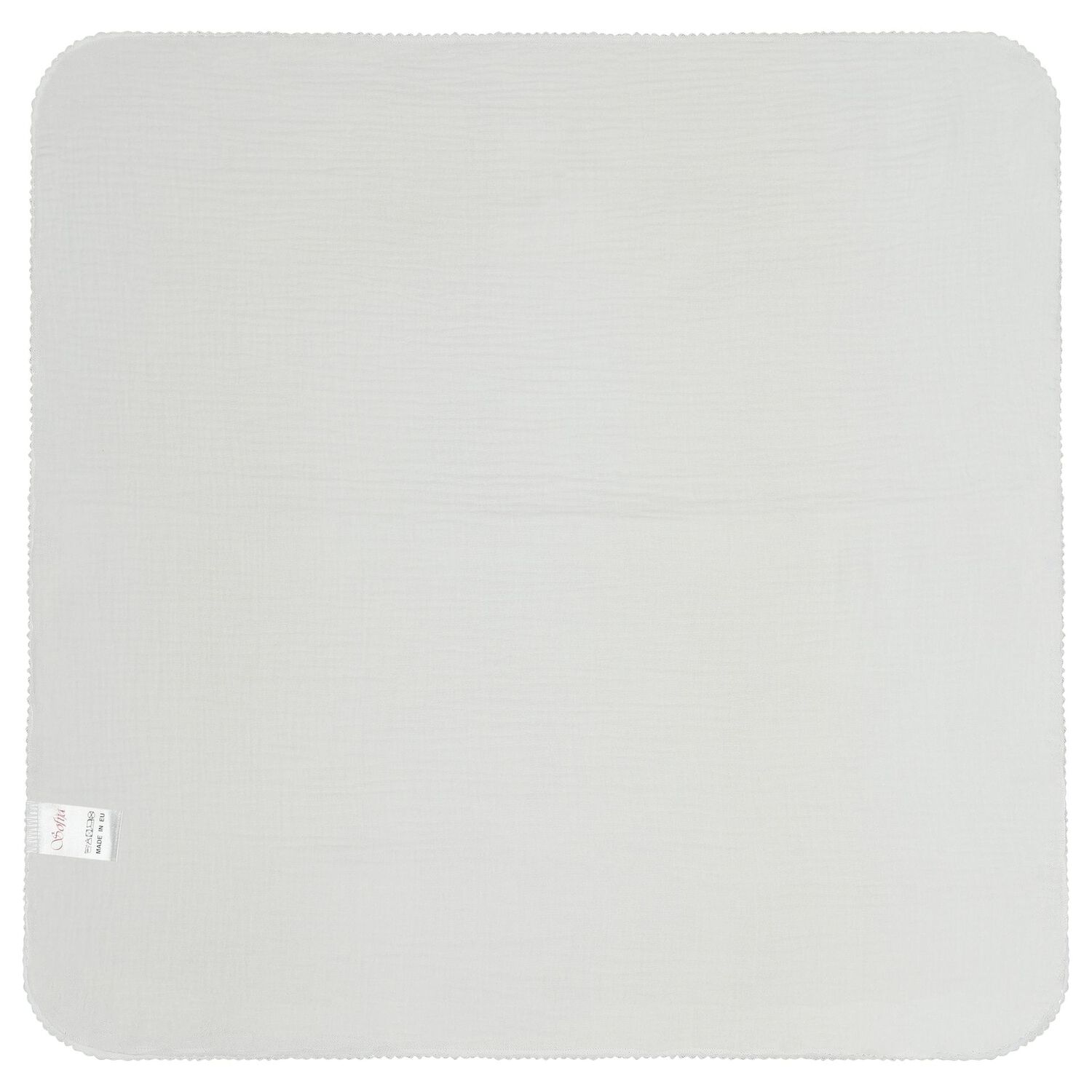 لفافة الموسلين للبنات بطبعة أرنب باللون العاجي ( قطعتين ), 1, hi-res