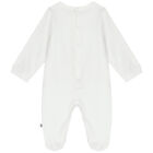 أفرول بالشعار باللون الأبيض للبنات, 1, hi-res